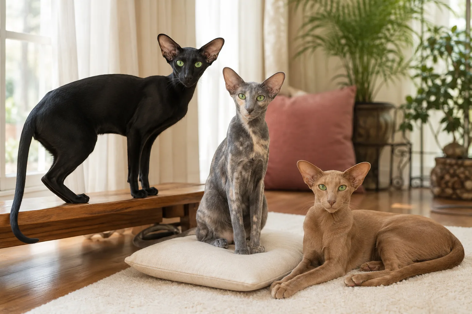 Oriental Colors: A Basic Guide With Examples From Our Cats